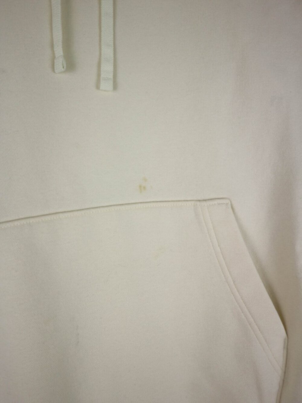 Nike Cream Yellow Cotton Pullover Hoodie Sweater Medium Womens as is - Picture 3 of 12